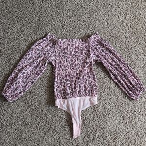 Free People Off The Shoulder Bodysuit